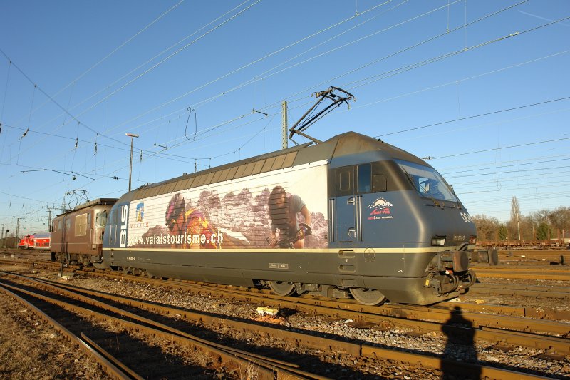 Re 465 004 Valais Tourisme Basel Badische 05 decembre 2007