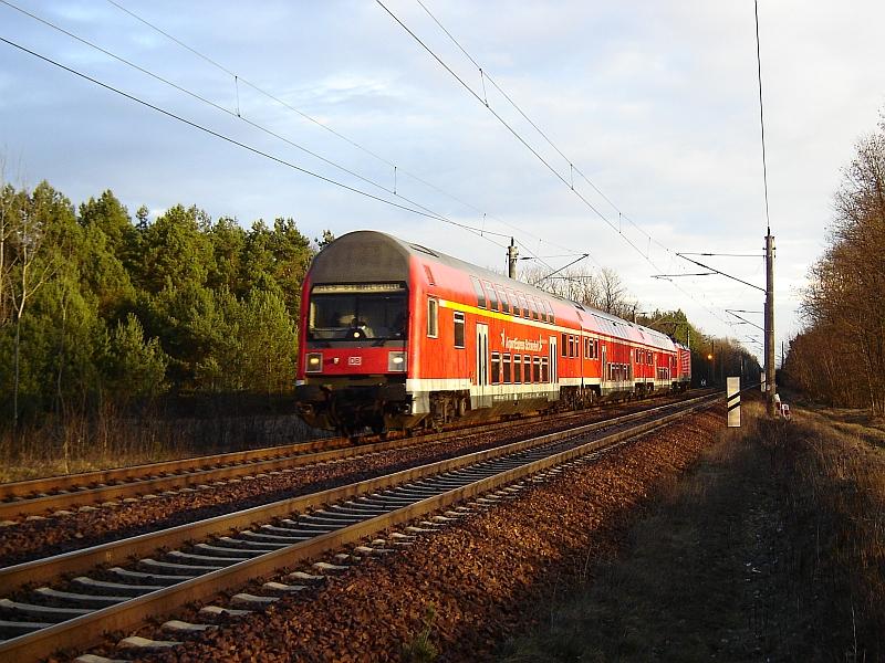 RE 5 nach Stralsund.