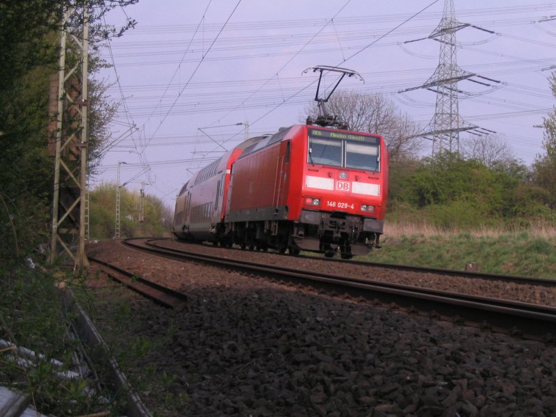 RE 6  Westfalen-Express  von Dsseldorf ber Essen nach Minden. 09.04.07