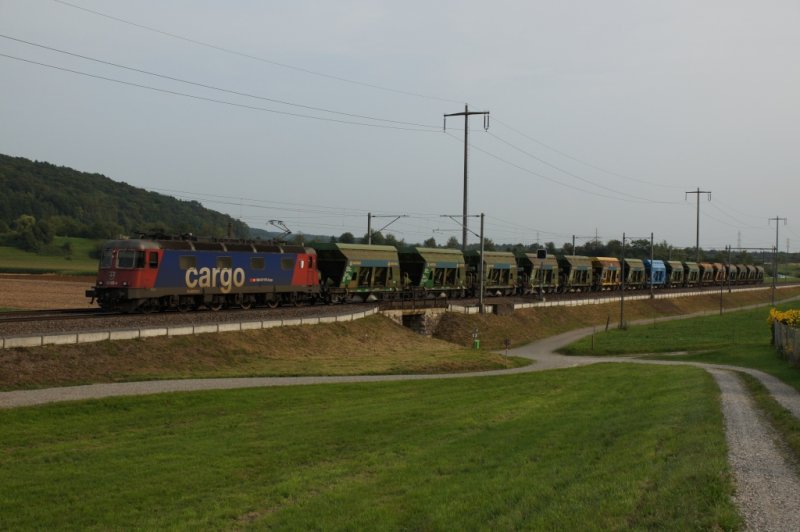 Re 620 055-4 nhert sich am 21.8.12 Eglisau.