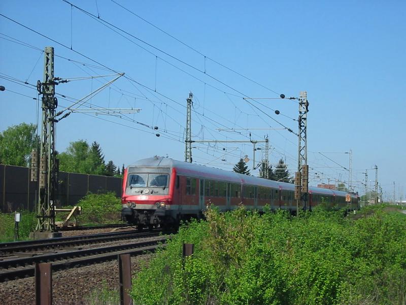 RE von Frankfurt nach Mannheim Hbf.