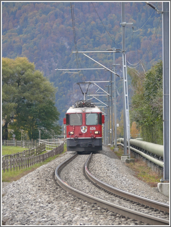 RE1237 hat den Knick berwunden. (25.10.2009)