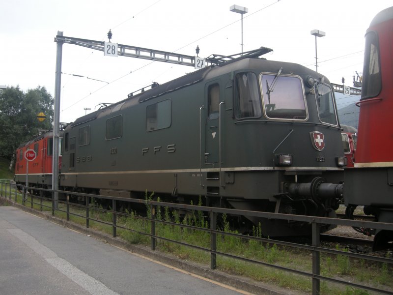 Re4/4ll 11330 am 27.7.08 in Bellinzona.