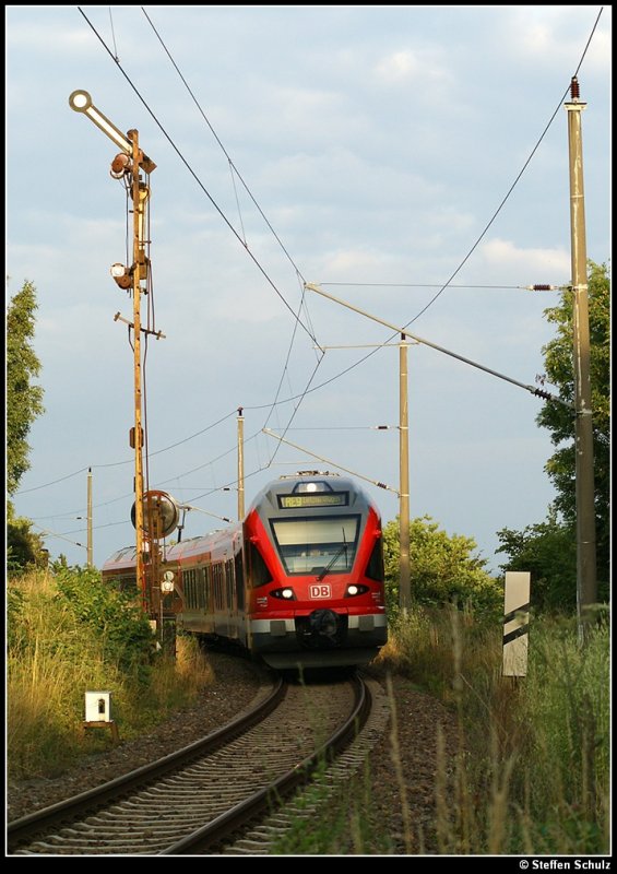 RE9 aus Sassnitz nach Lietzow. Aufgenommen habe ich das Bild am 15.06.08 zwischen Sassnitz und Lancken.

