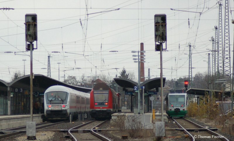 red light`s Impraesionen Bhf Lichtenfels 08.12.2007