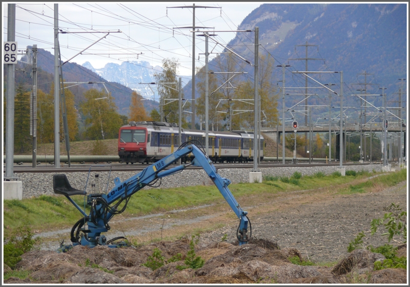 Regio 7840 nach Ziegelbrcke bei Zizers. (25.10.2009)