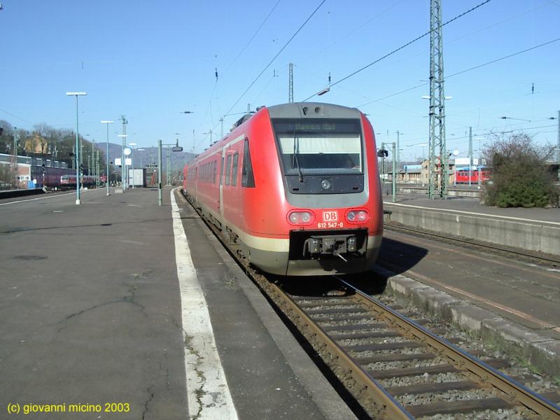 Regiobahn von Kassel nach Hagen am 14.03.2003