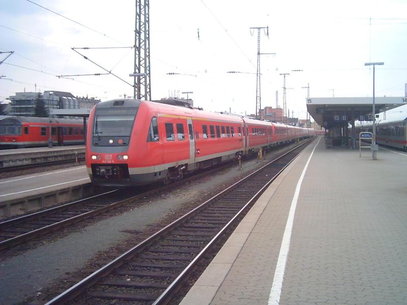 Regionalexpress von N�rnberg nach Bayreuth in 4fach-Traktion am 27.03.2005