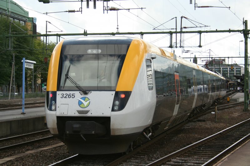 Regionalzug X53 3265 der V�sttrafik am 20.7.2008 in G�teborg C.