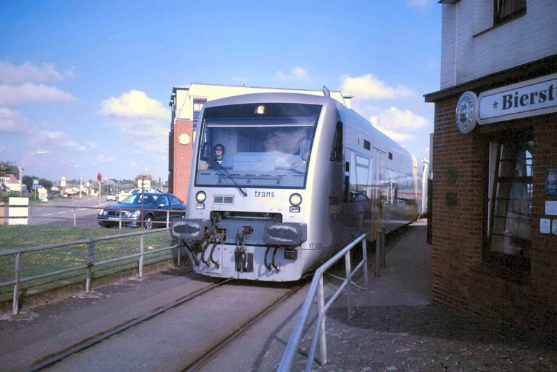 Regioshuttle kurz vor Dagebll Mole, 2004 zeitweise im Einsatz zwischen Niebuell und Dagebuell