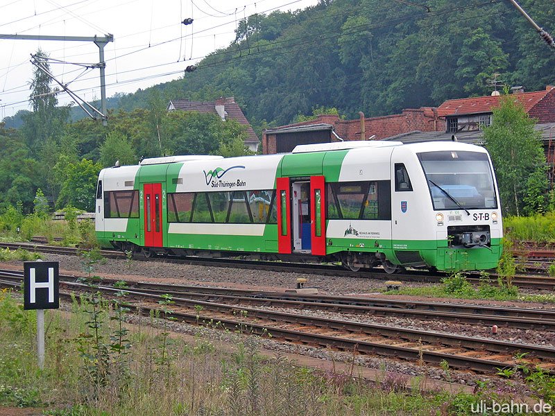 Regioshuttle VT106 der STB (Sd Thringen Bahn) am 12.8.2006 in Eisenach.