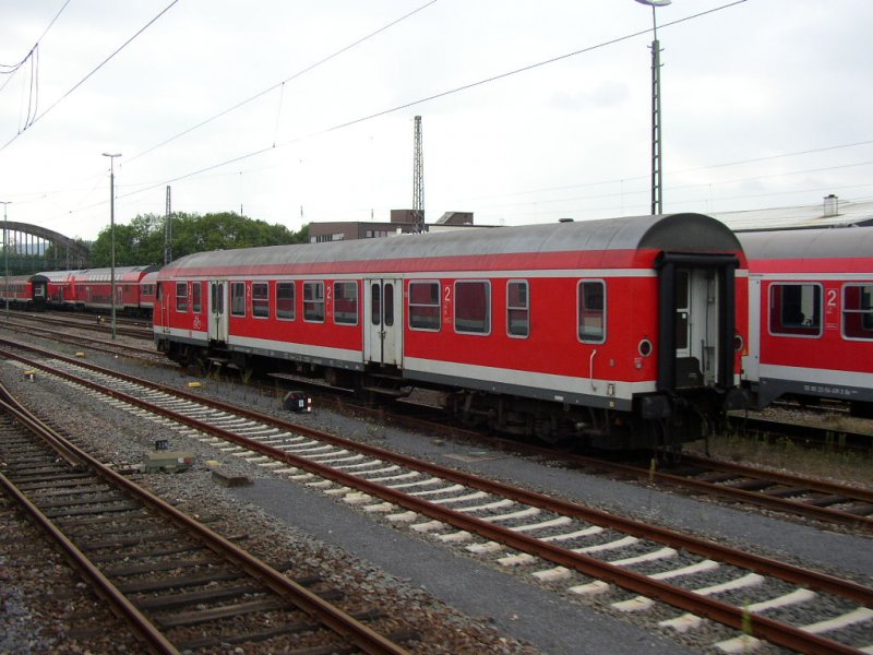 Reiszugwagen stehen zur Reinigung und Wartung im Trierer BW.   10.08.07