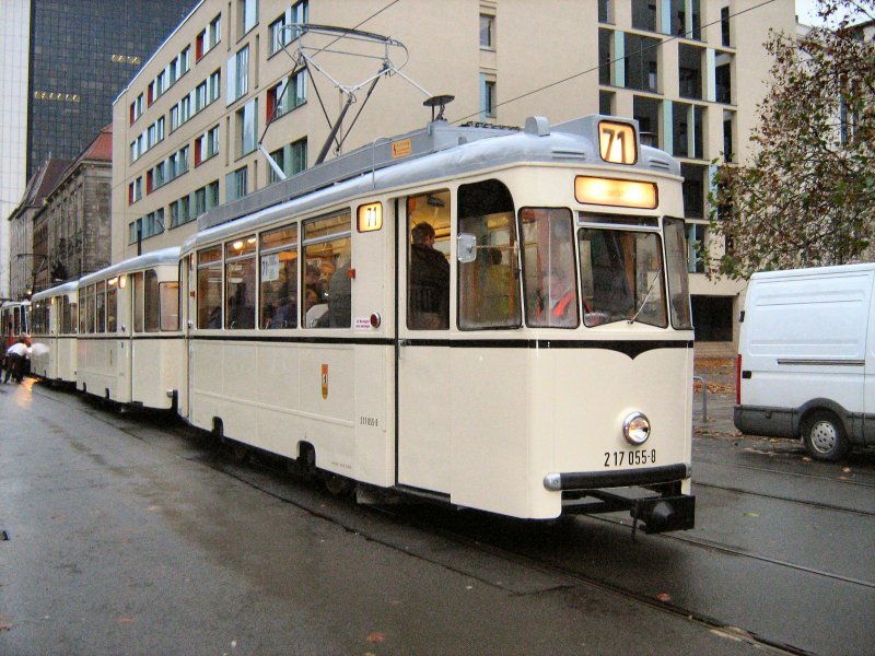 REKO-Zug in der Schleife Kupfergraben, Nov. 2007