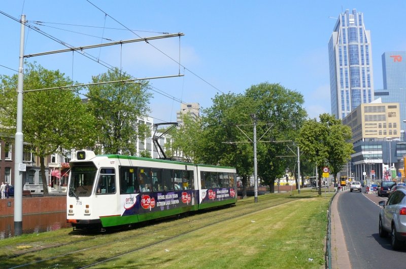 RET 716 Mauritsweg Rotterdam 29-06-2009.