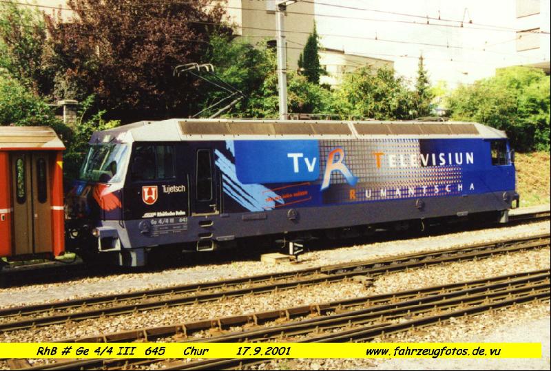 RhB # Ge 4/4 III 645