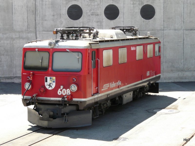 RhB - Ge 4/4 608 in Chur am 26.07.2009