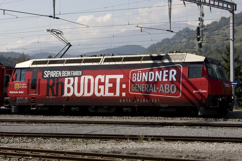 RhB Ge 4/4 III 646 27.09.2008 Reichenau