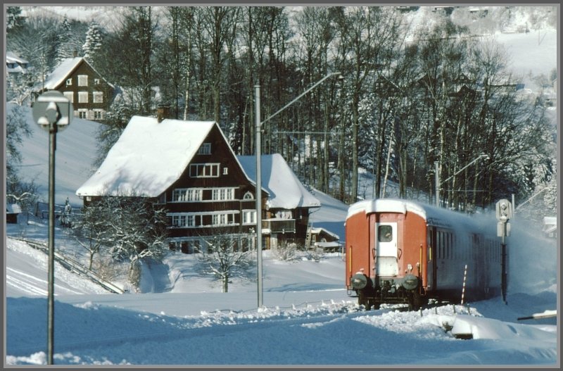 RHB unterhalb von Heiden. (Archiv 12/81)