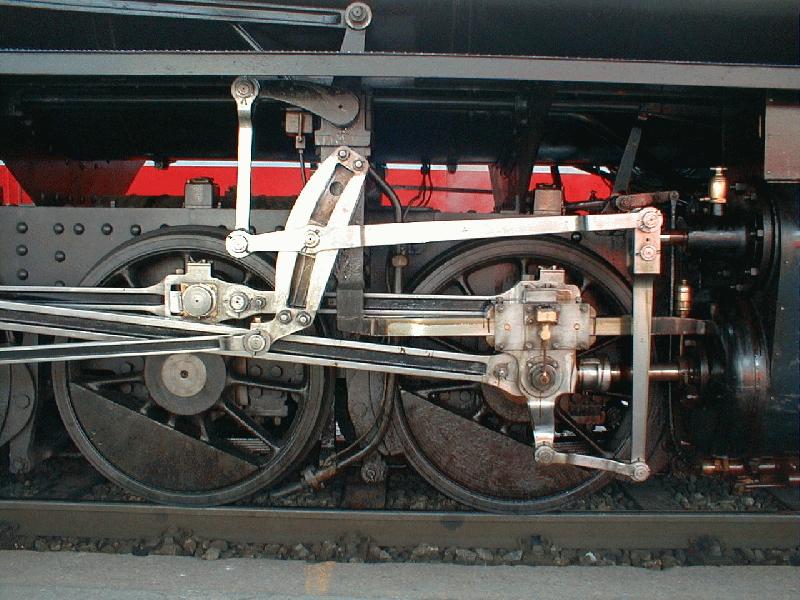 RhB,Steuerung der Lok G4/5 No.107  