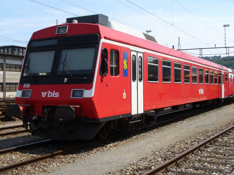 RM / bls - Steuerwagen ABt 50 38 39-33 936-6 Abgestellt im Bahnhof von Burgdorf am 30.06.2007