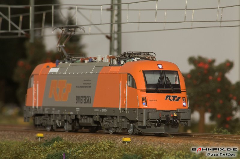 Roco 1216 092 der RTS. www.bahnpix.de