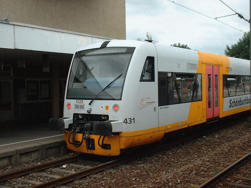 RS1 431 der Schnbuchbahn (WEG) am 26.07.2002 in Bblingen