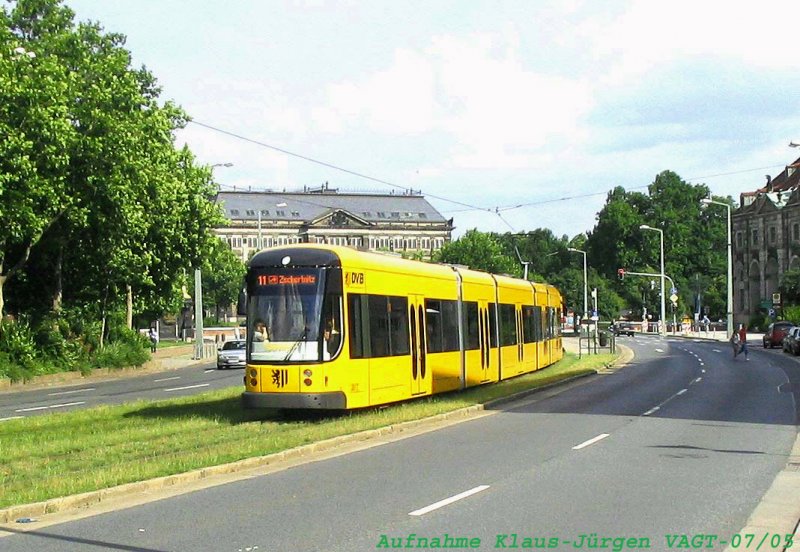 R�ckansicht
... kurz vor der Haltestelle Neust�dter Markt
