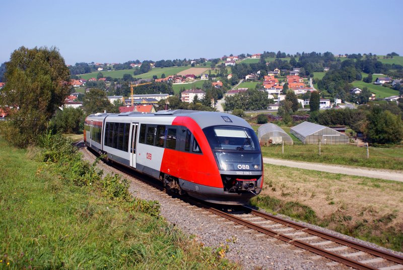 Rckleistung von 5022 036 als R2780 von Oberwart nach Friedberg. Pinggau, 12.09.2009