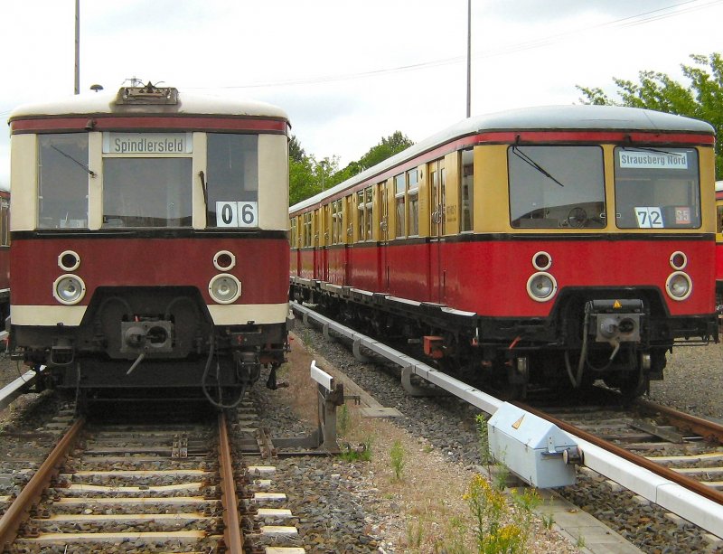 S-Bahnen bR 167 in Erkner  (2007 anllich Ausstellung)