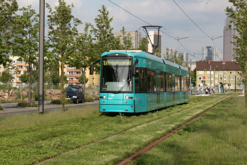 S-Wagen der VGF unterwegs zum Rebstockbad.08.05.09.