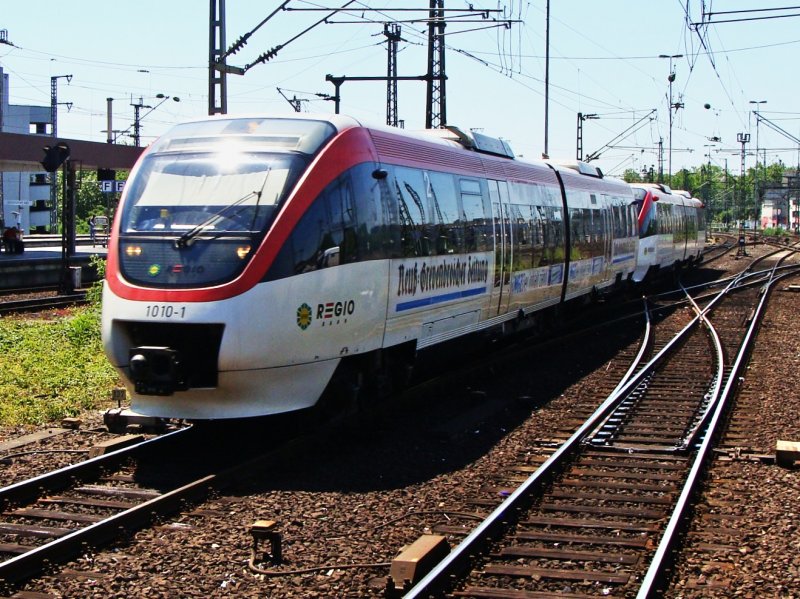 S28 der Regiobahn am 24.6.2009 in Düsseldorf Hbf. Bahnbilder.de
