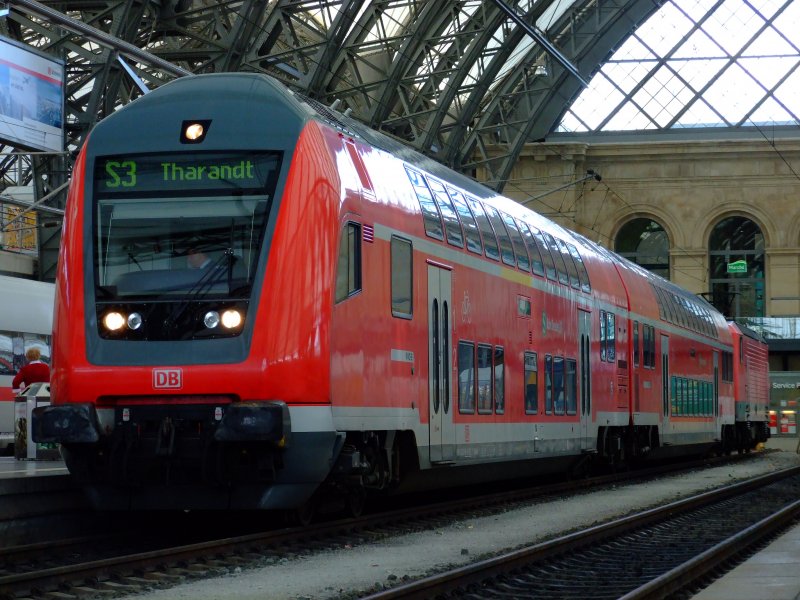 S3 nach Tharandt am 23.08.08 in Dresden Hbf.