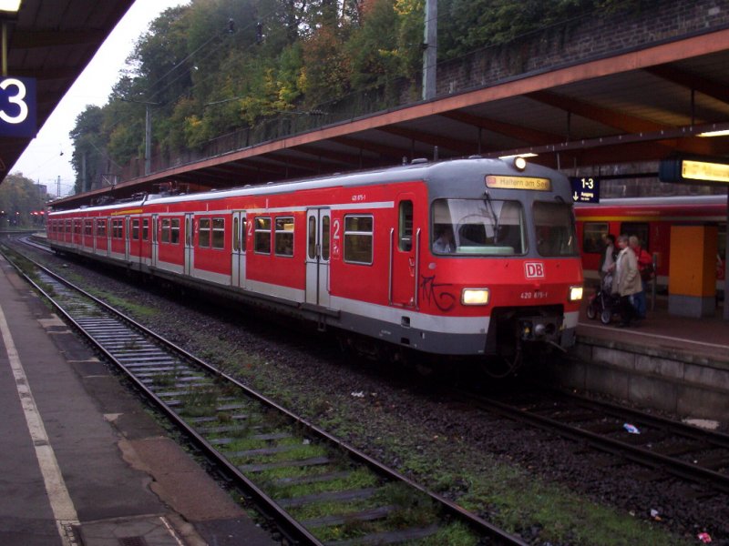 S9 von Wuppertal Hbf nach Haltern am See
BR 420