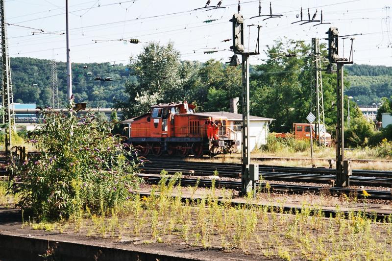 Saarstahl Lok 71 am 28.7.04 in Vlklingen.