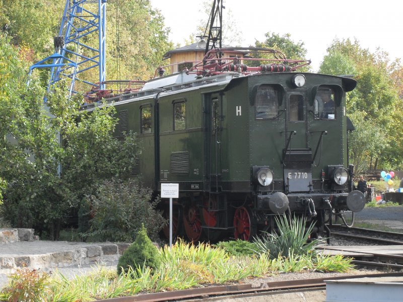 Saisonabschluß im EBM Dresden Altstadt am 03.10.09, E 7710,
www.igbwdresdenaltstadt.de,
