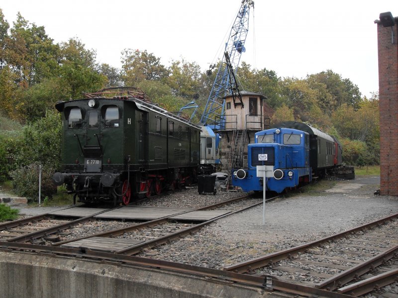 Saisonabschluß im EBM Dresden Altstadt am 04.10.09, E 7710,
www.igbwdresdenaltstadt.de,
