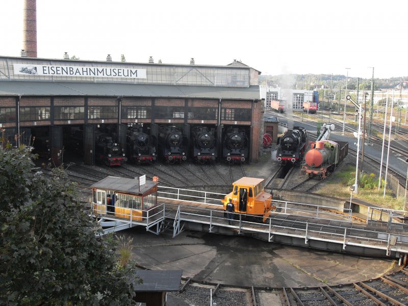 Saisonabschlu� im Eisenbahnmuseum Dresden Altstadt am 03.10.09,
www.igbwdresdenaltstadt.de
