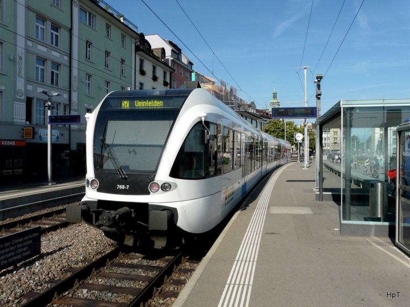 SBB / Thurbo - RABe 2/8  526 768-7 im Bahnhof von Rorschach Hafen am 16.08.2009