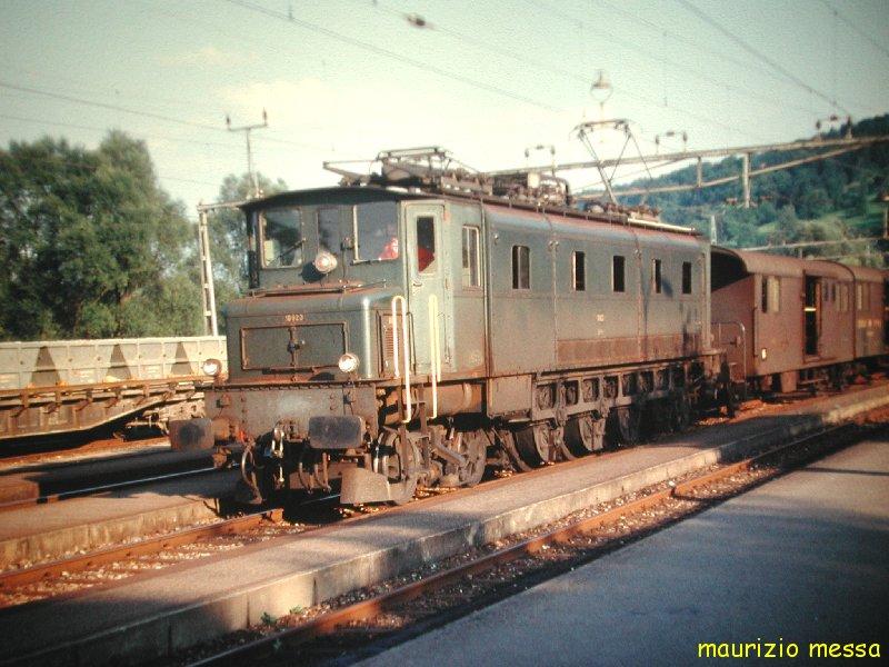 SBB Ae 4/4 10923 - Rheineck - 08.08.1990
