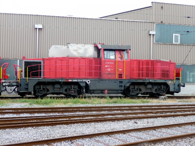 SBB - Am 841 007-8 im Gterbahnhof von Biel/Bienne am 02.11.2008