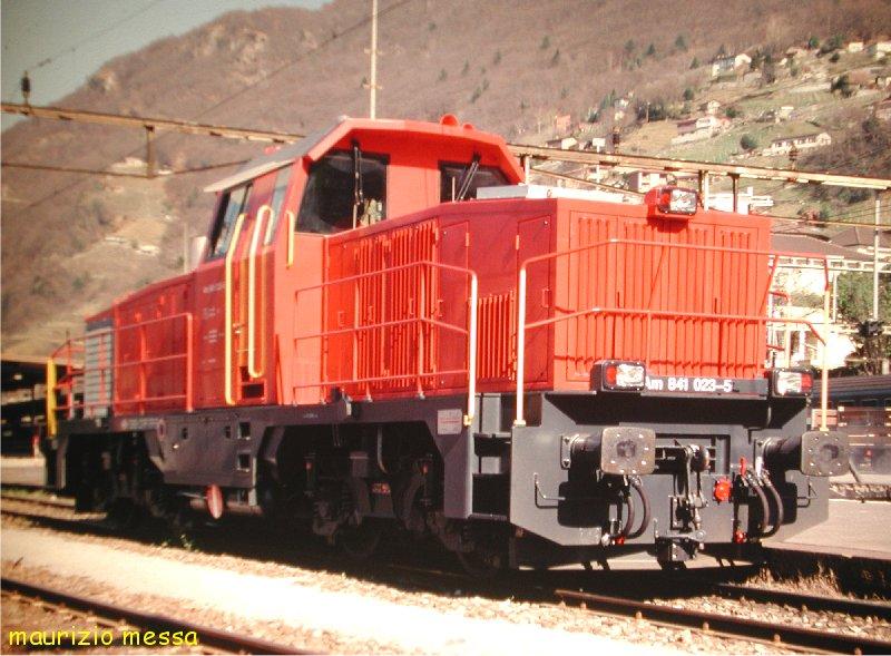 SBB Am 841 023 - Bellinzona - 13.03.1997