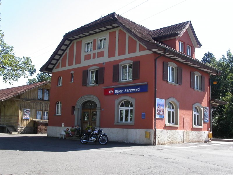 SBB Bahnhof Salez-Sennwald am 15.8.06