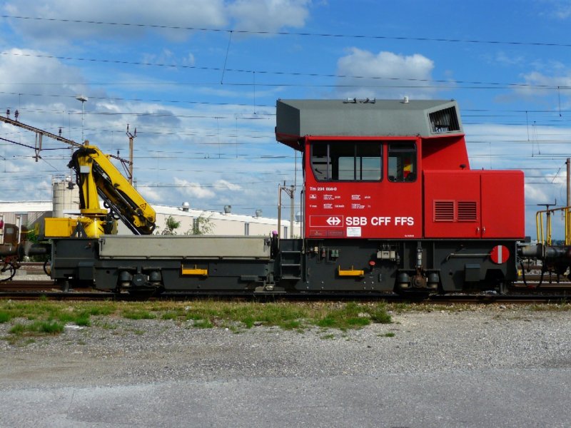 SBB - Baudienstlok Tm 234 056-0 in Oensingen am 02.08.2008