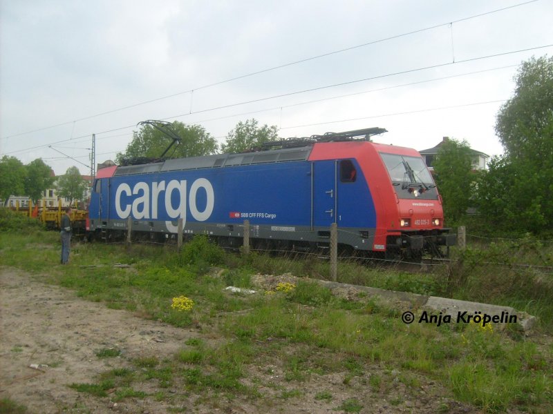 SBB Cargo mit Schienenzug