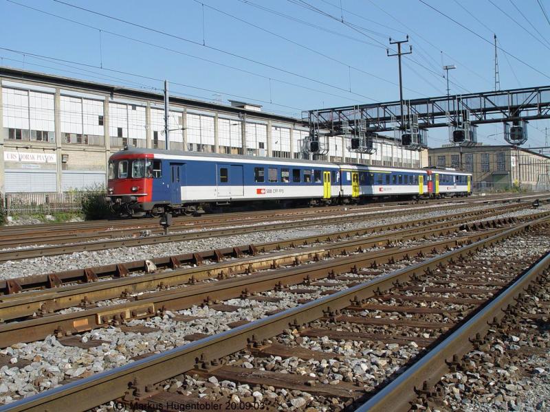 SBB EW II Pendel mit RBe 540 alls S41 Winterthur - Blach - Zurzach - Waldshut am 20.09.03 bei Winterthur 