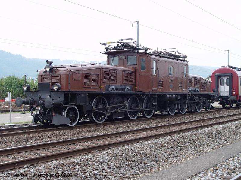 SBB Historic Ce 6/8 II 1453 am 06.09.03 im Rangierbahnhof Limmattal  RBL  anlsslich des Jubilums 25 Jahre Rangierbahnhof 