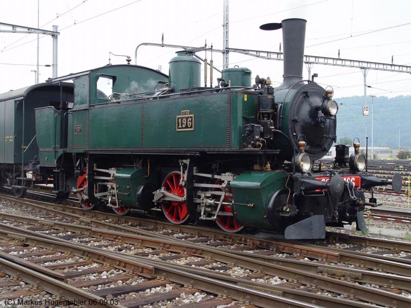 SBB Historic Ed 2x2/2 196 am 06.09.03 im Rangierbahnhof Limmattal  RBL  anlsslich des Jubilums 25 Jahre Rangierbahnhof Limmattal  RBL 
