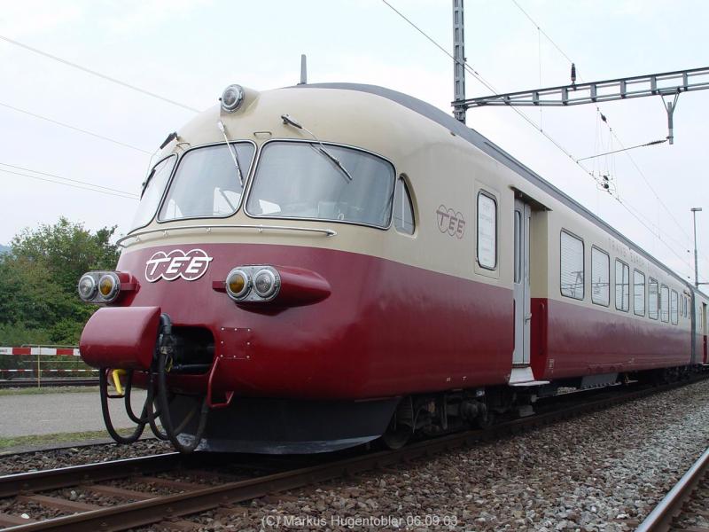 SBB Historic RAe TEE II 1053 am 06.09.03 im Rangierbahnhof Limmattal  RBL  anlsslich des Jubilums 25 Jahre Rangierbahnhof Limmattal  RBL 
