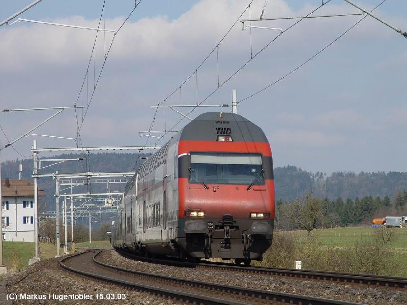 SBB IC 2000 Pendel am 15.03.03 bei Algetshausen-Henau