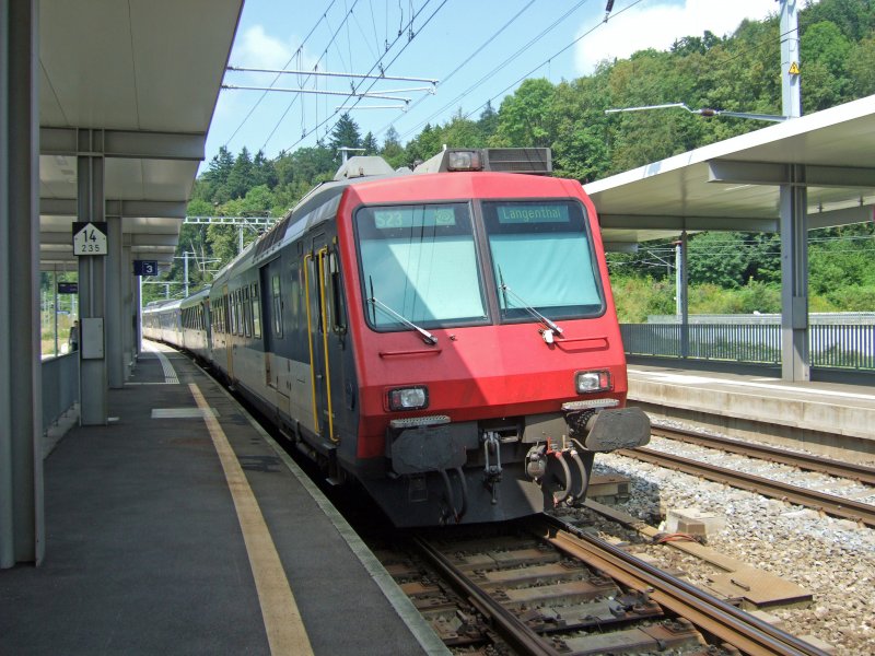 SBB: Nicht ein Bild der S29 am 16.7.09 aus Roggwil-Wynau, sondern die S23 mit dem RBDe 560 104  Arth  zeigt dieses Bild.